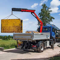 Pk 11.001 Sld 3 Loader Crane - Application: Construction