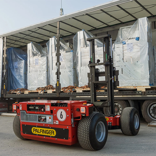 Bm 214 Truck Mounted Forklift - Application: Material Yard