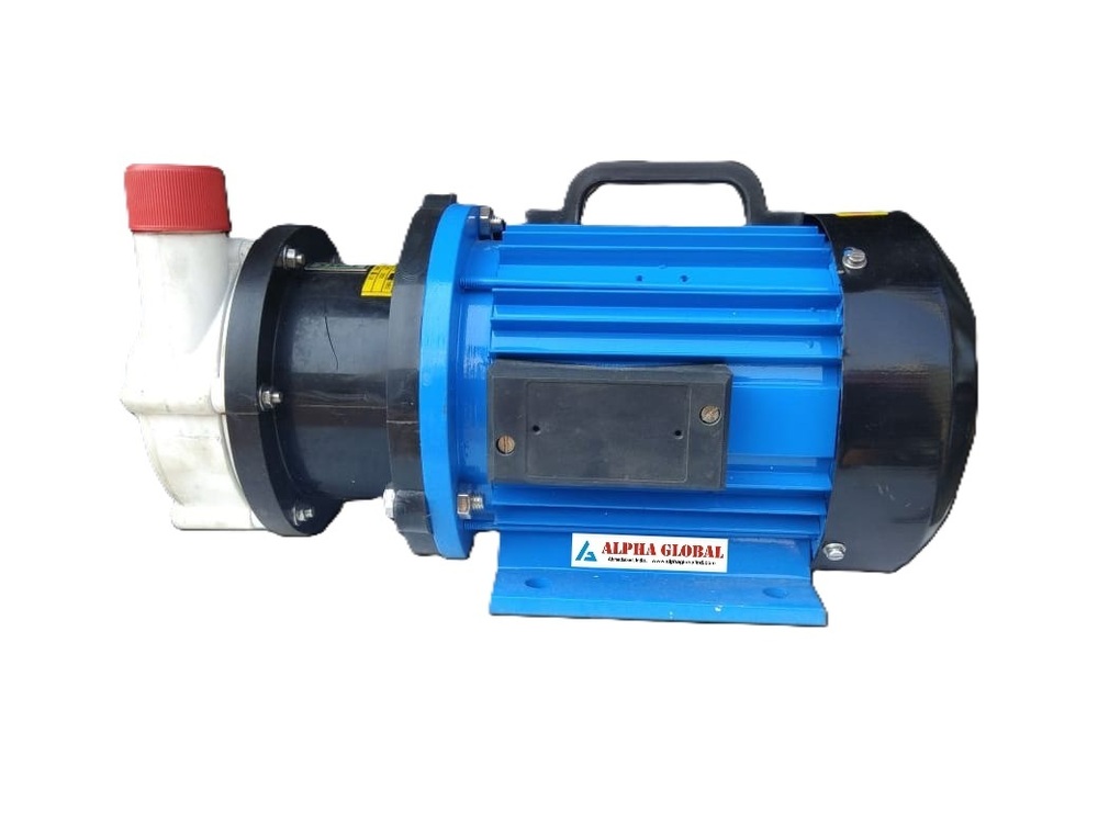 Magnetic Driven Centrifugal Pp / Pvdf Monoblock Pumps - Flow Rate: Select As Per Requirement