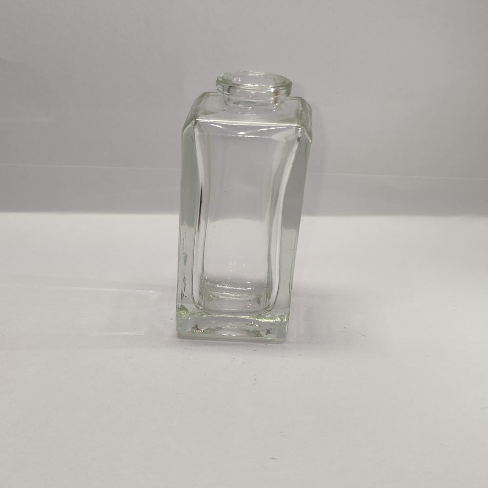 20ML SQUARE CLEAR BOTTLE CRIMP NECK