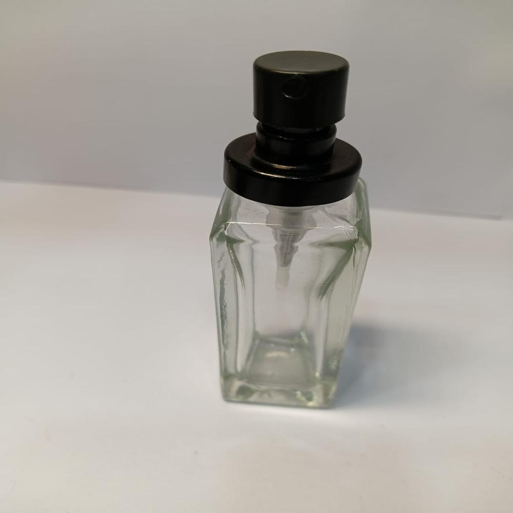 20ML SQUARE CLEAR BOTTLE CRIMP NECK