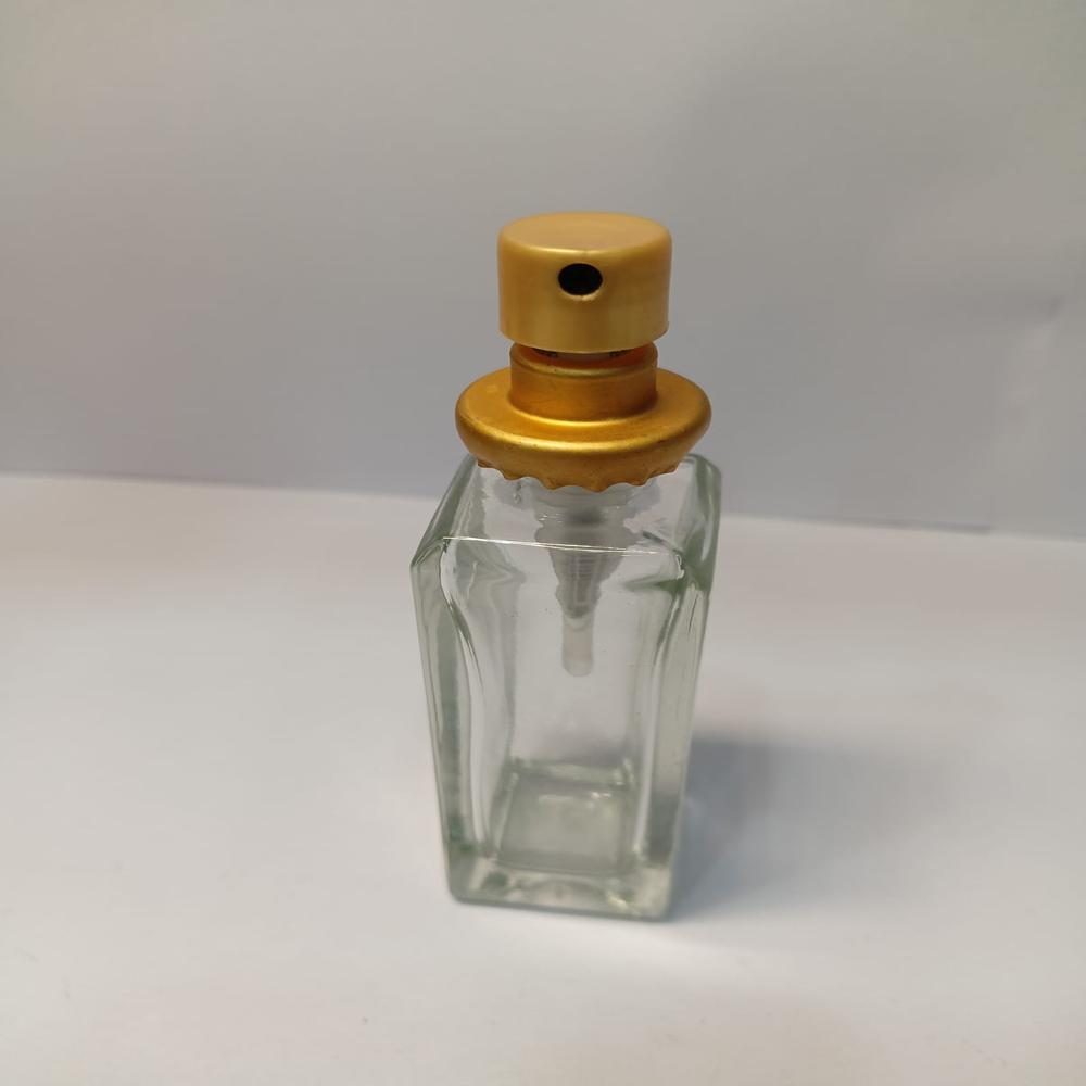 20ML SQUARE CLEAR BOTTLE CRIMP NECK