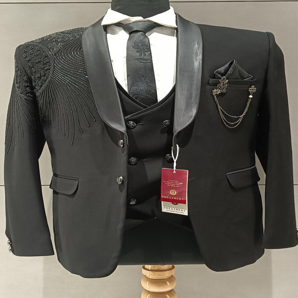 Men's Embroidered 5pc Suit