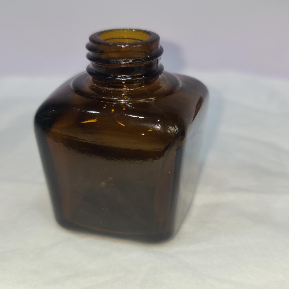 30ML AMBER SQUARE BOTTLE