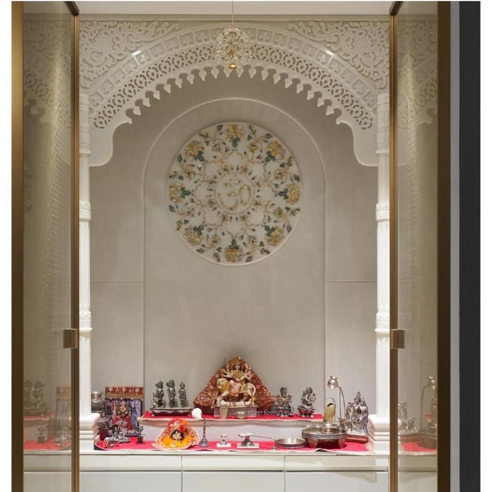 Ganesh Marble Mandir - Color: White