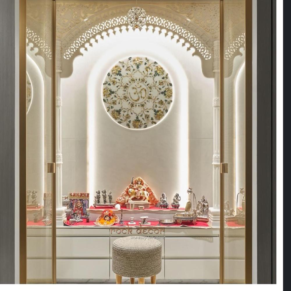 Ganesh Marble Mandir - Color: White