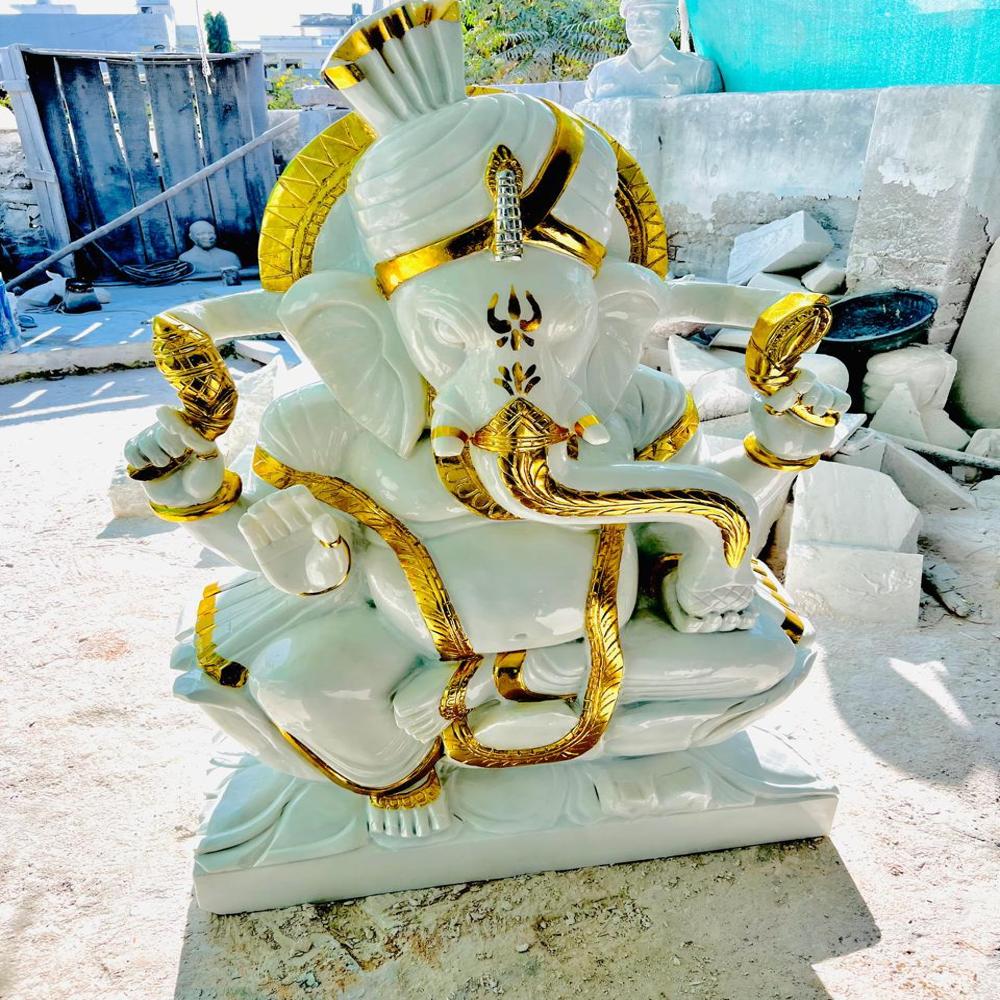 Ganesh Marble Murti