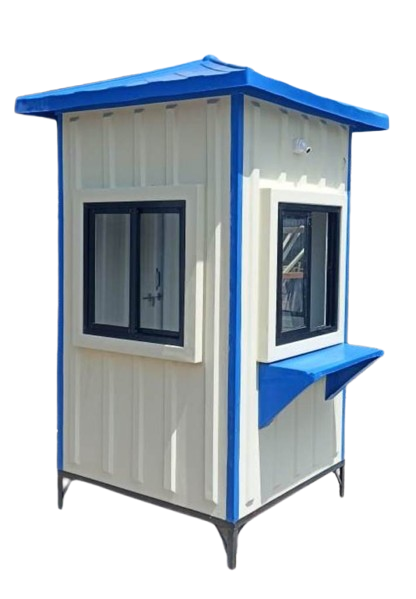 Commerical Security Cabin - Color: White