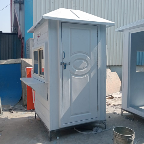 Prefab Security Cabin - Color: White