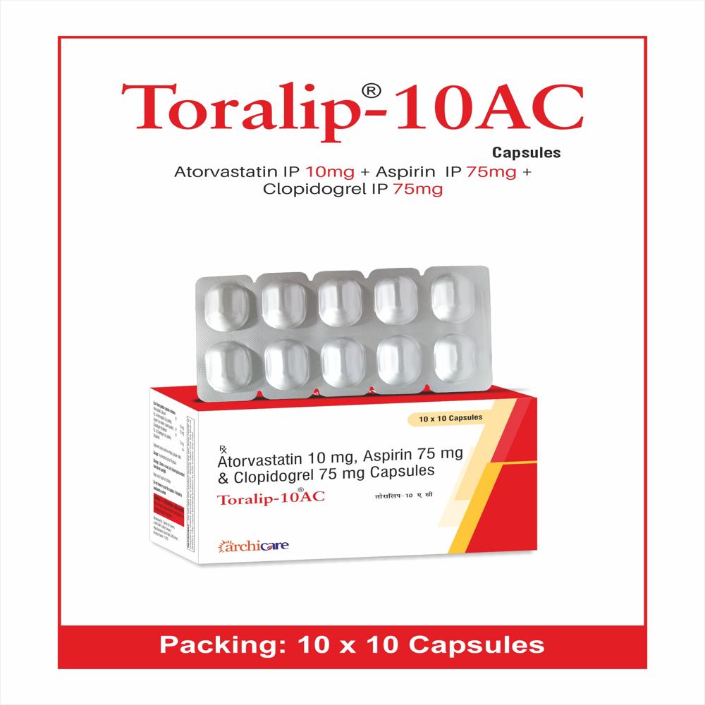 Toralip-10 Ac Tab - Physical Form: Capsules