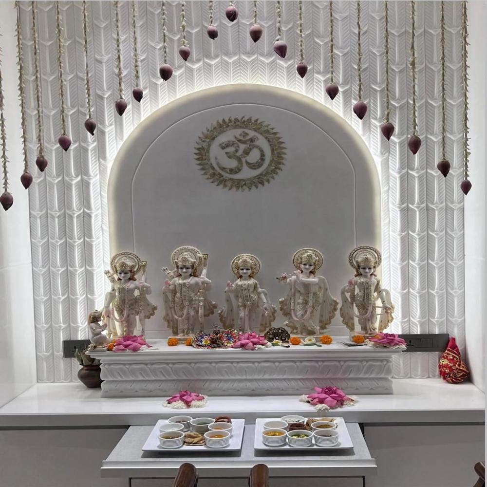 Radha Krishan Mandir - Color: White
