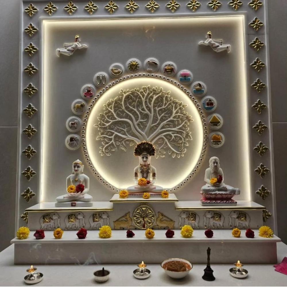 Radha Krishan Mandir - Color: White