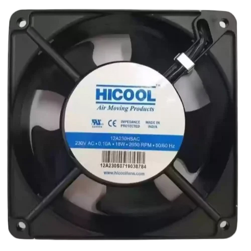 Hicool Cooling Fan - Color: Black