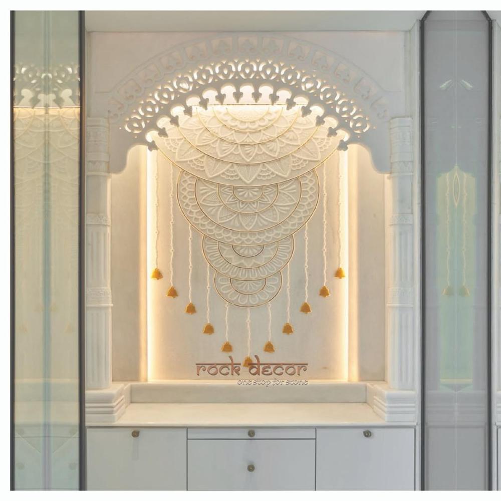 decorative marble mandir