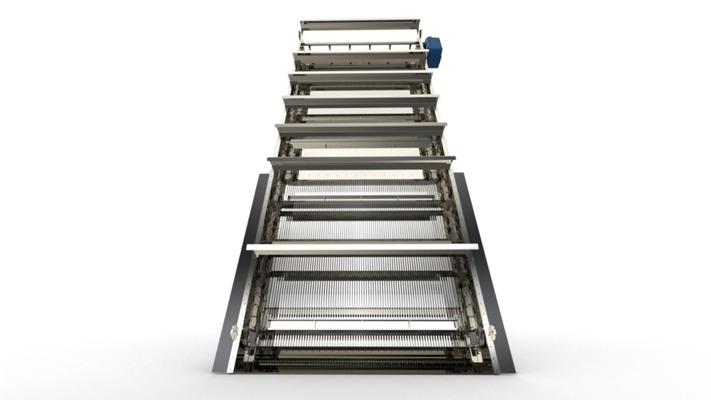 Manual Screen - Stainless Steel, 220v | Industrial Application, Silver Finish