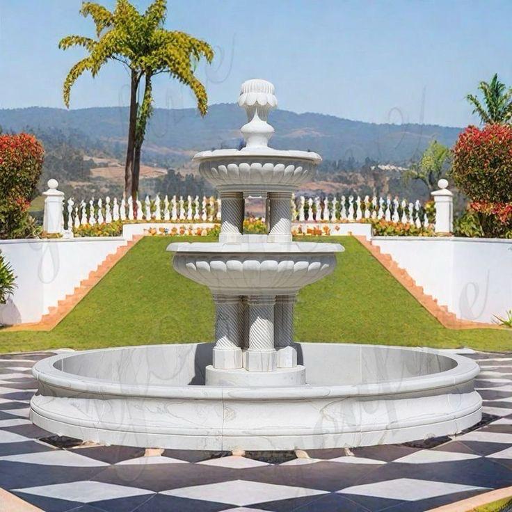 marble fountain