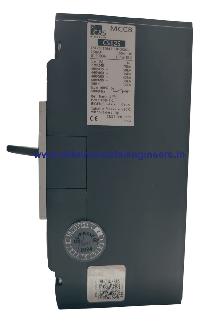 C&S MCCB CSE2S250MTU3P-200A 50kA