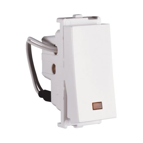 20A 1W 1M Switch With Ind - Color: White