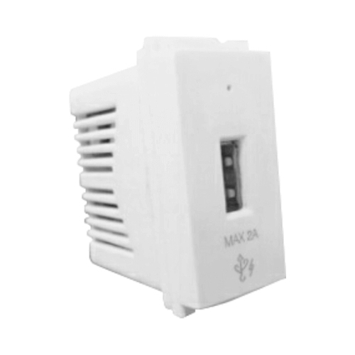 2A 1 Module Usb Charger - Color: White