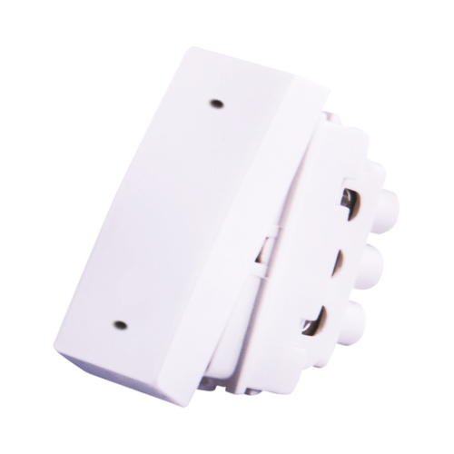 20 A 2 Way 1 Module Switch - Color: White