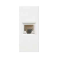 Rj 11 Telephone Socket (4 Wire) - Color: White