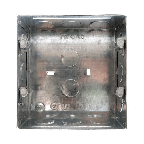 8 Module Square Gi Metal Box - Dimension (L*W*H): 134X135X50 Millimeter (Mm)