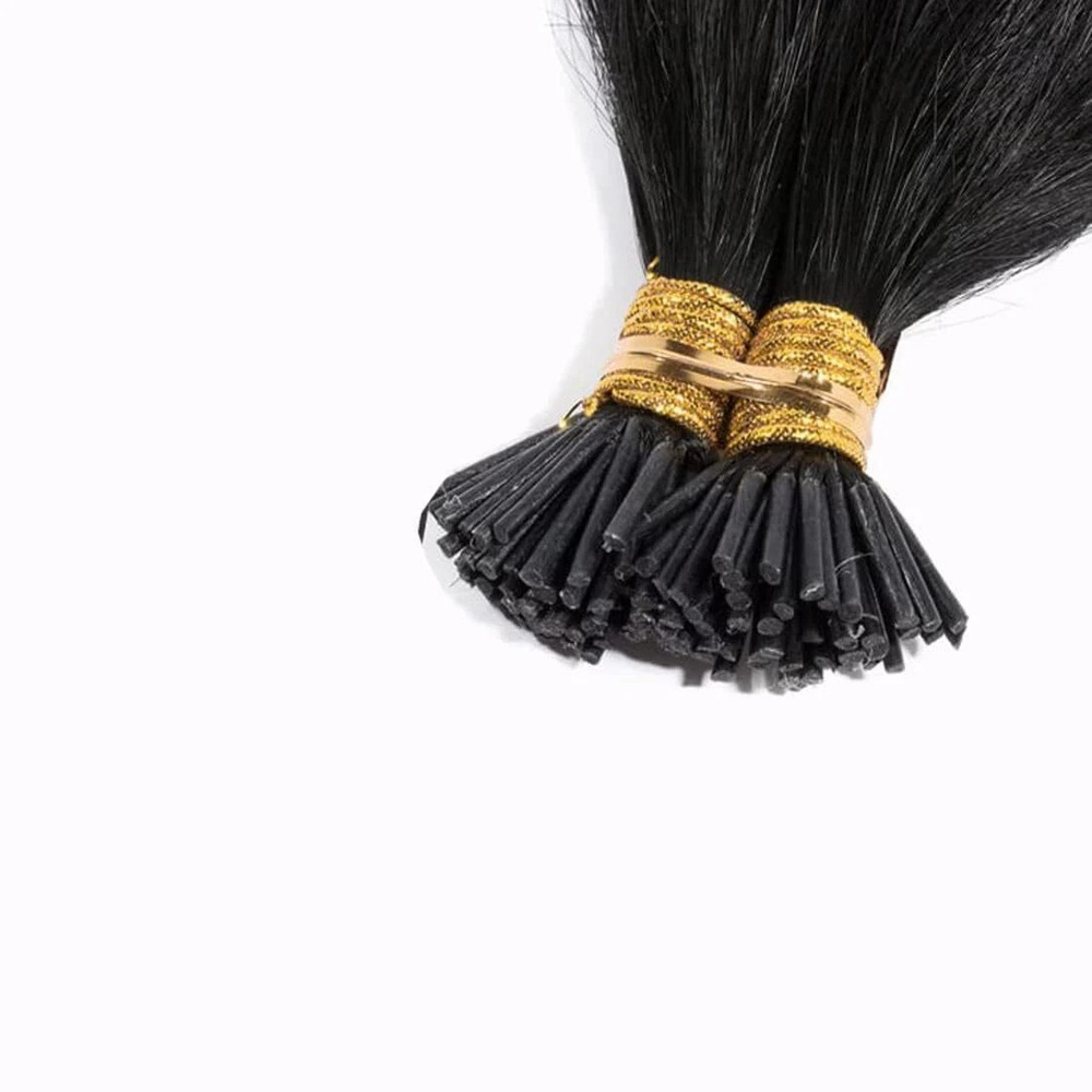 Hair Extensions I Tip 100% Real Remy Indian Human Hair 20 Inch
