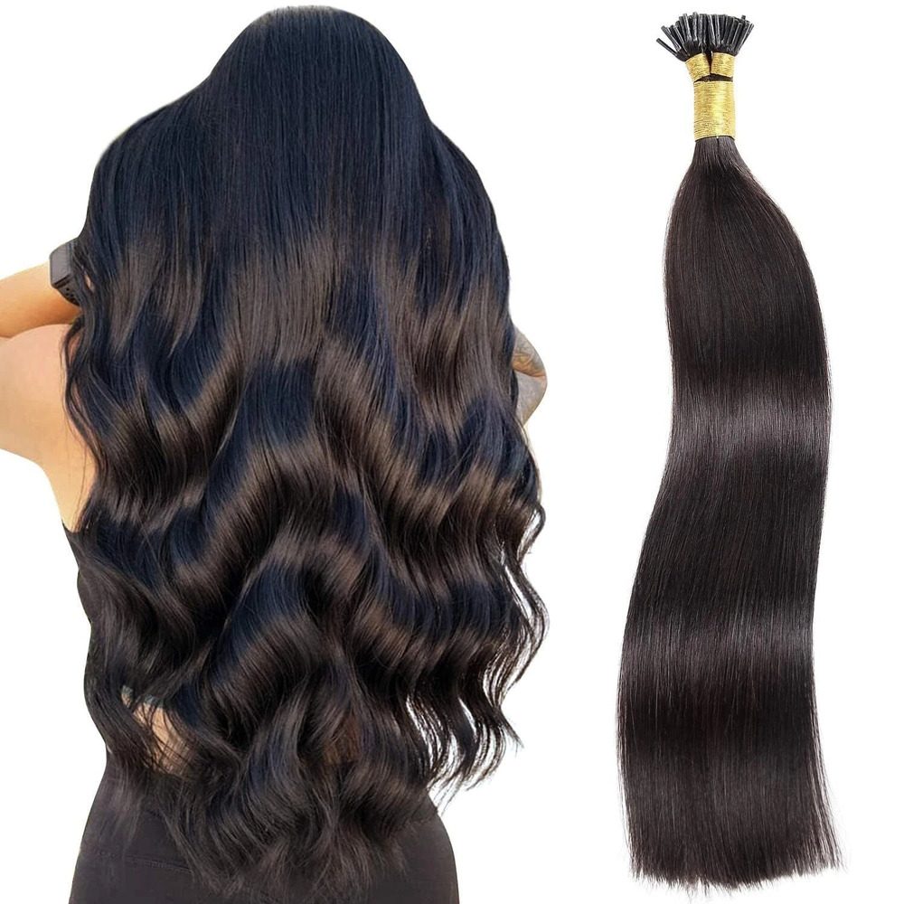 Hair Extensions I Tip 100% Real Remy Indian Human Hair 20 Inch