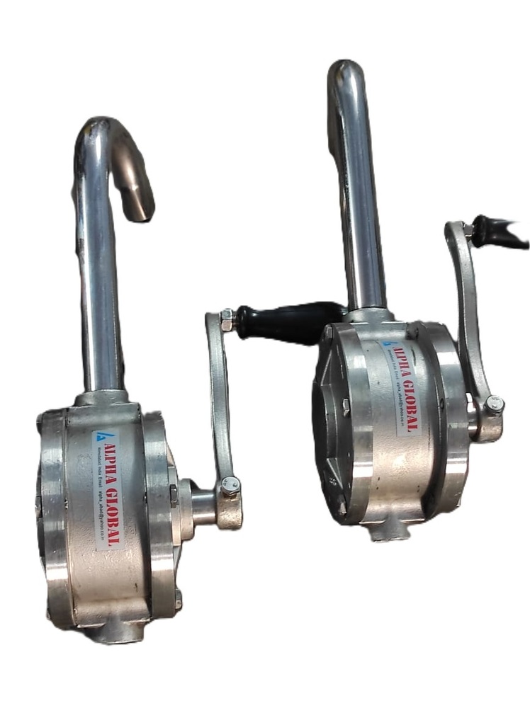SS Hand Operated Barrel Pump