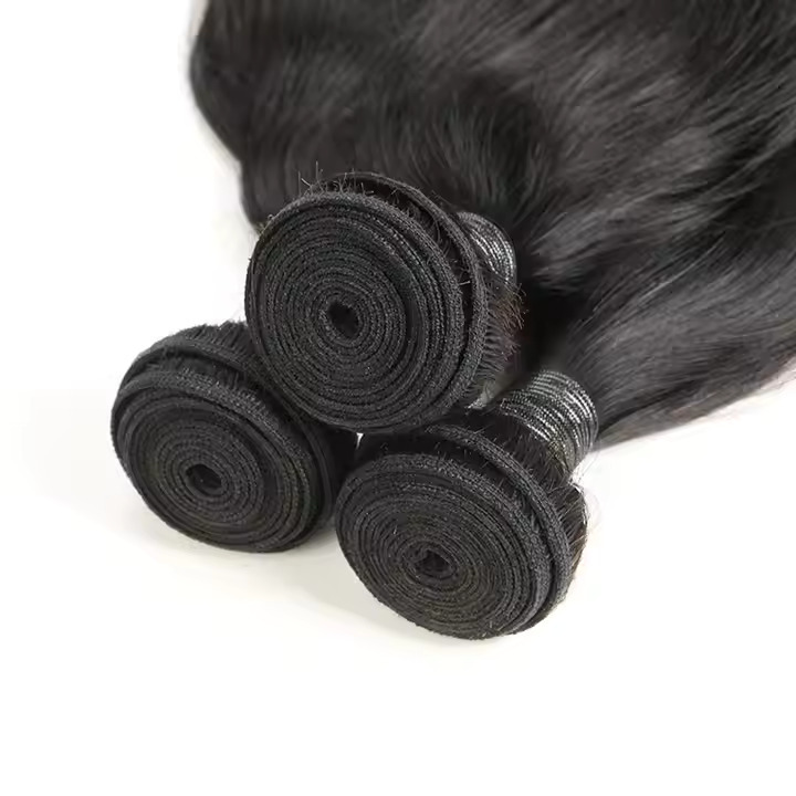 Natural Wave Virgin Hair Extensions, 100% Indian Human Virgin Hair Weave