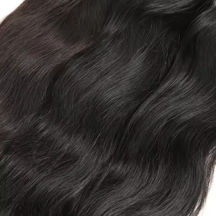 Natural Wave Virgin Hair Extensions, 100% Indian Human Virgin Hair Weave