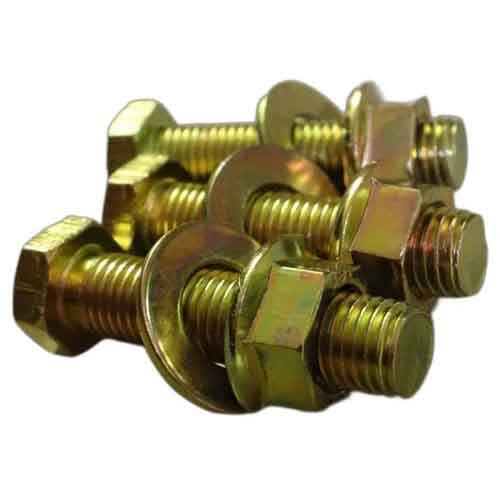 Gold Zinc Plated Bolt Nut