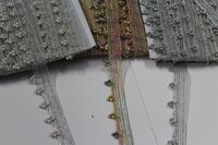 Glitter Multi Colour Moti Lace