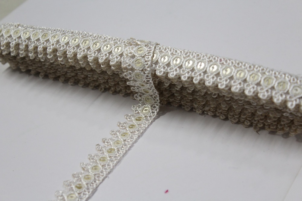 Off White,, Embroidery Lace