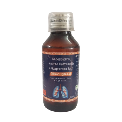 100Ml Levosalbutamol Ambroxol Hydrochloride And Guaiphenesin Syrup - Physical Form: Liquid