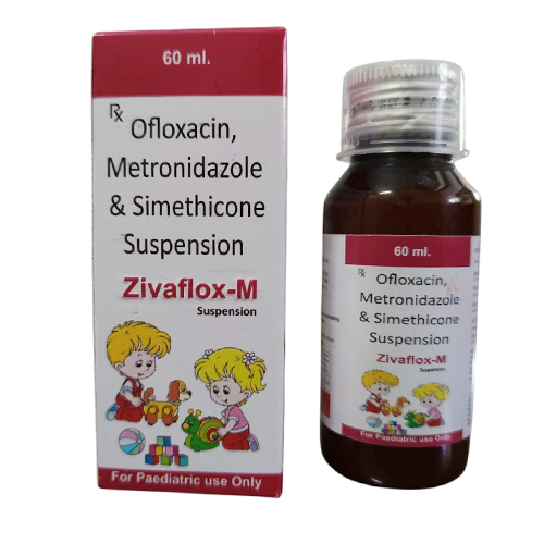 60Ml Ofloxacin Metronidazole And Simethicone Suspension - Dosage Form: Syrup