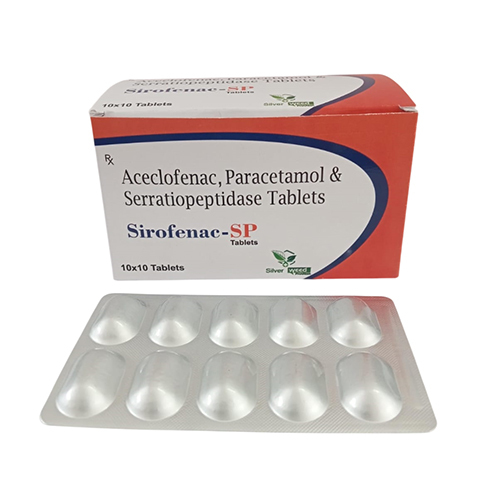 Aceclofenac Paracetamol And Serratiopeptidase Tablets - Storage Instructions: Cool & Dry Place