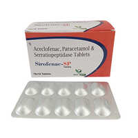 Aceclofenac Paracetamol And Serratiopeptidase Tablets