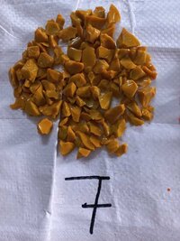 Orange color beautyfull opaque glass crushed cullet chips and aggregate