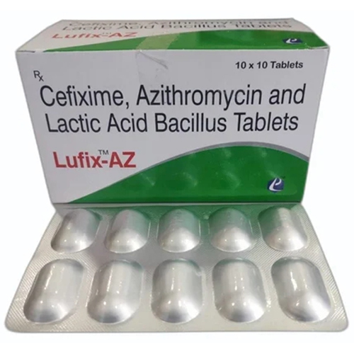Cefixime Azithromycin And Lactic Acid Bacillus Tablets
