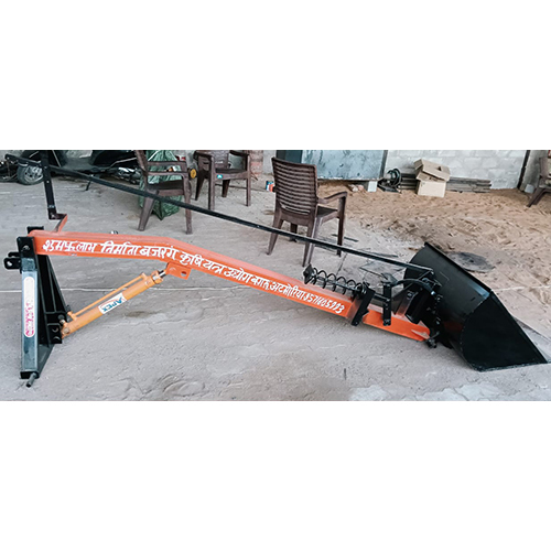 Tractor Lift Attachment Hydraulic Bacco Loader Single Pump - Color: Orange