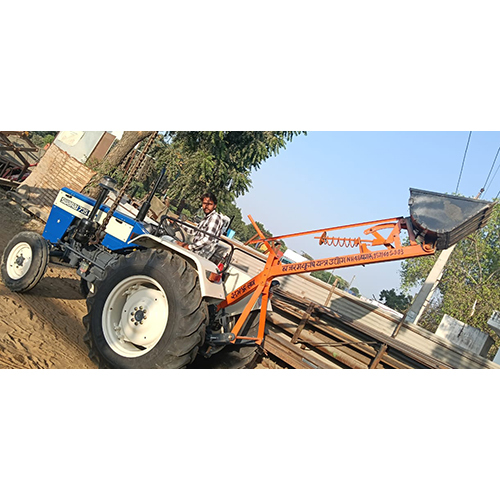 Tractor Lift Attachment Back Loader - Color: Orange