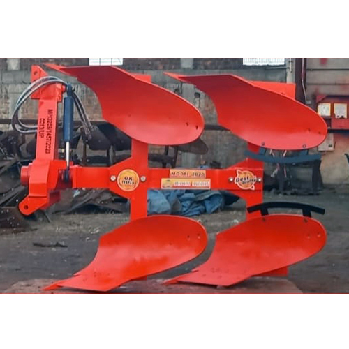 Automatic Hydraulic Mb Plough - Color: Red Paint Coated