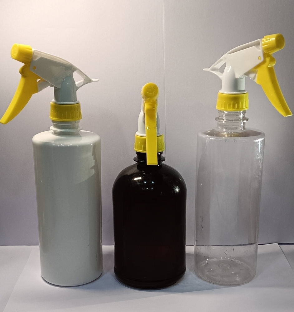 28mm Barber Trigger Pump Sprayer (Mix Colour) - Durable Plastic, 28mm Neck Size, Adjustable Spray Pattern | Ideal For Misting Hair Products, Comfortable Grip For Stylists