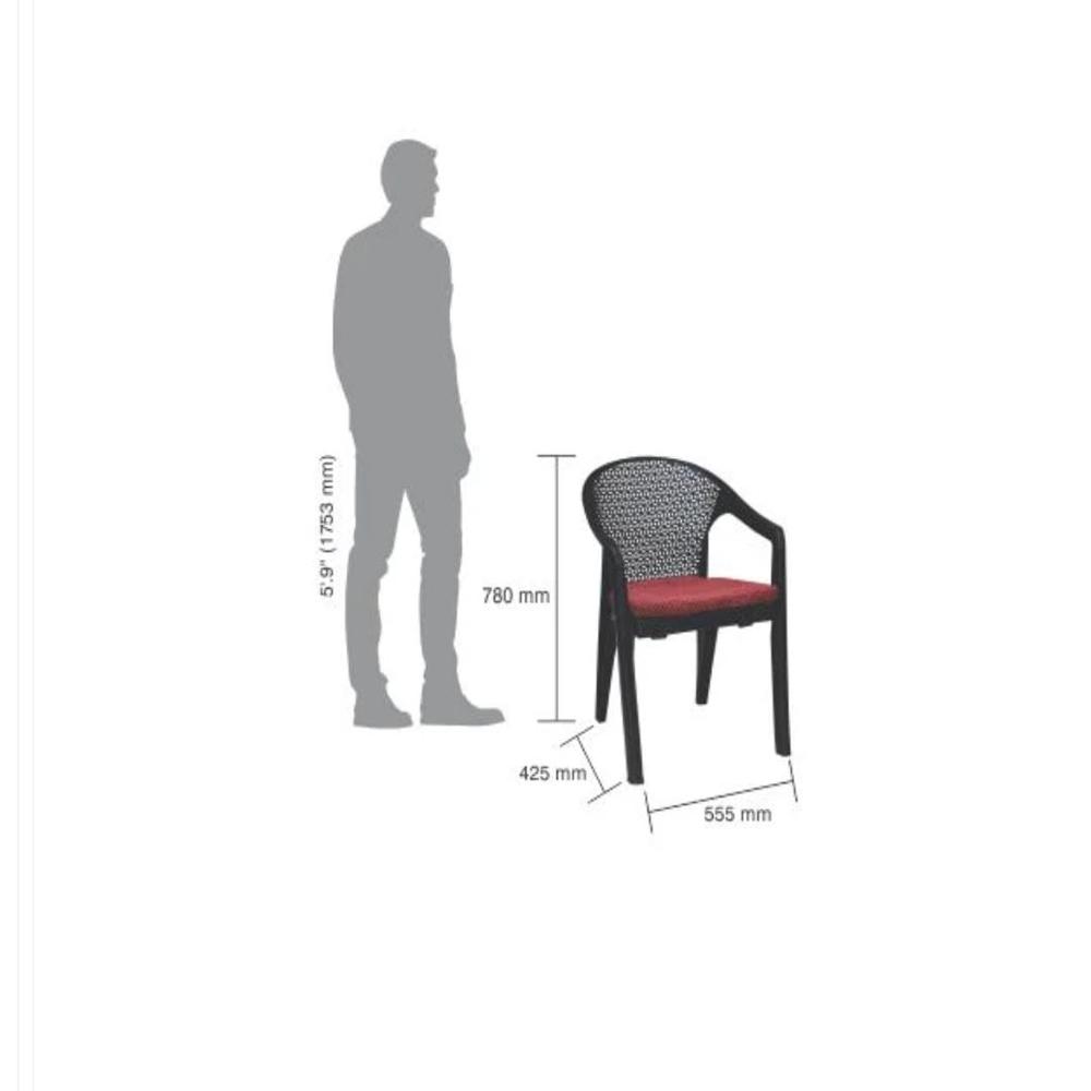 ITALICA MONOBLOCK WITH ARM CUSHION 5202 CHAIR 