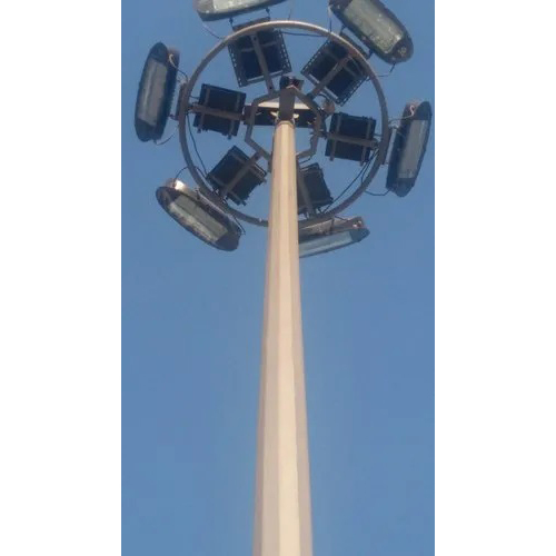 Mini High Mast Pole - Color: Silver