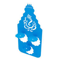 Candle Stand 3 Pair - Color: Blue