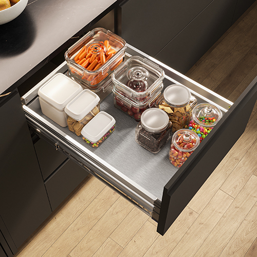 4 Inch Modular Kitchen Plain Basket - Assembly: Carpenter Assembly