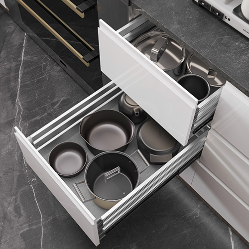 6 Inch Modular Kitchen Plain Basket - Assembly: Carpenter Assembly