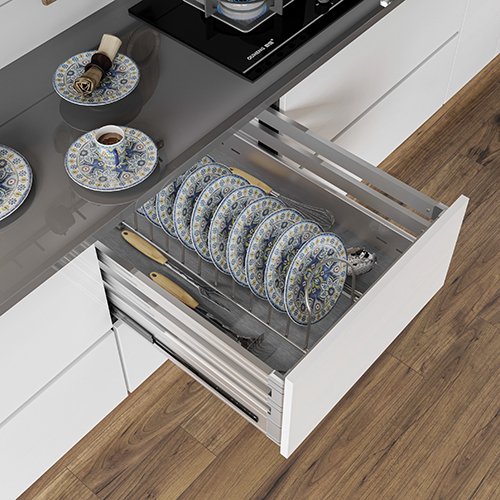 6 Inch Modular Kitchen Dish Basket